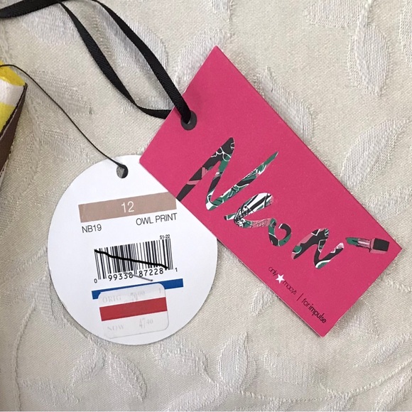 🆕 Neon Macy’s Impulse Skirt Womens size 12 Yellow Owl Print Maxi Bright Festive - Picture 6 of 12